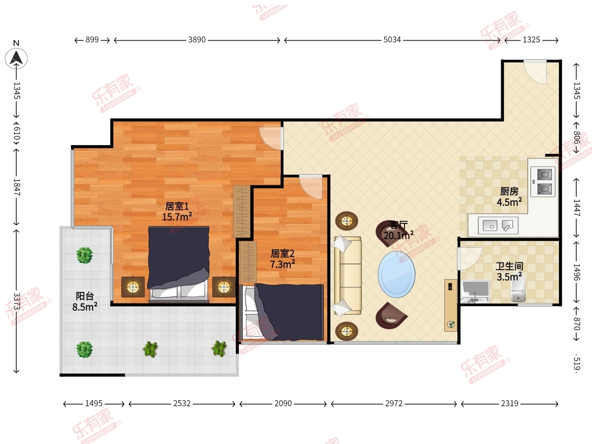 城市山谷花园户型图