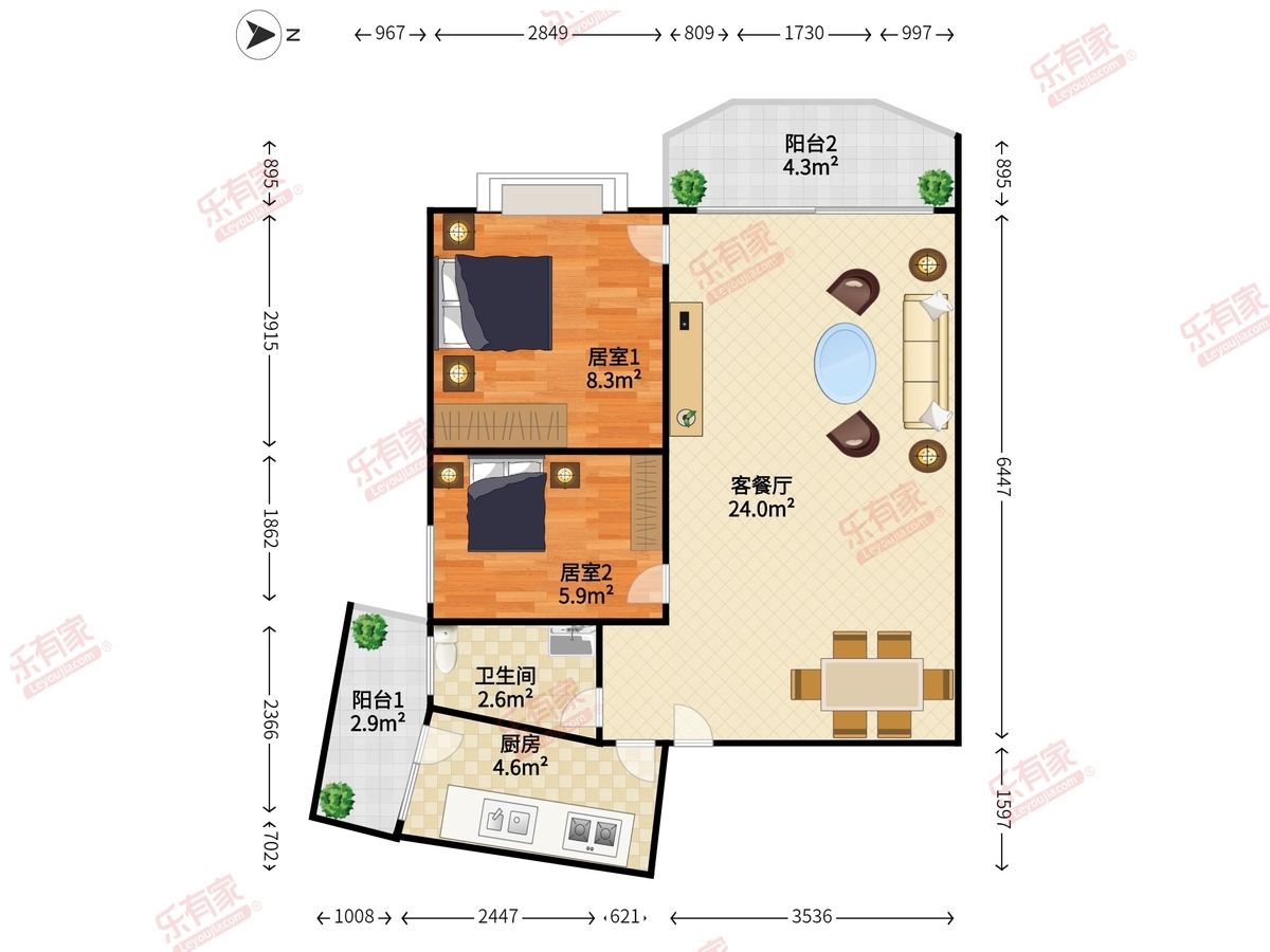 南山豪庭户型图