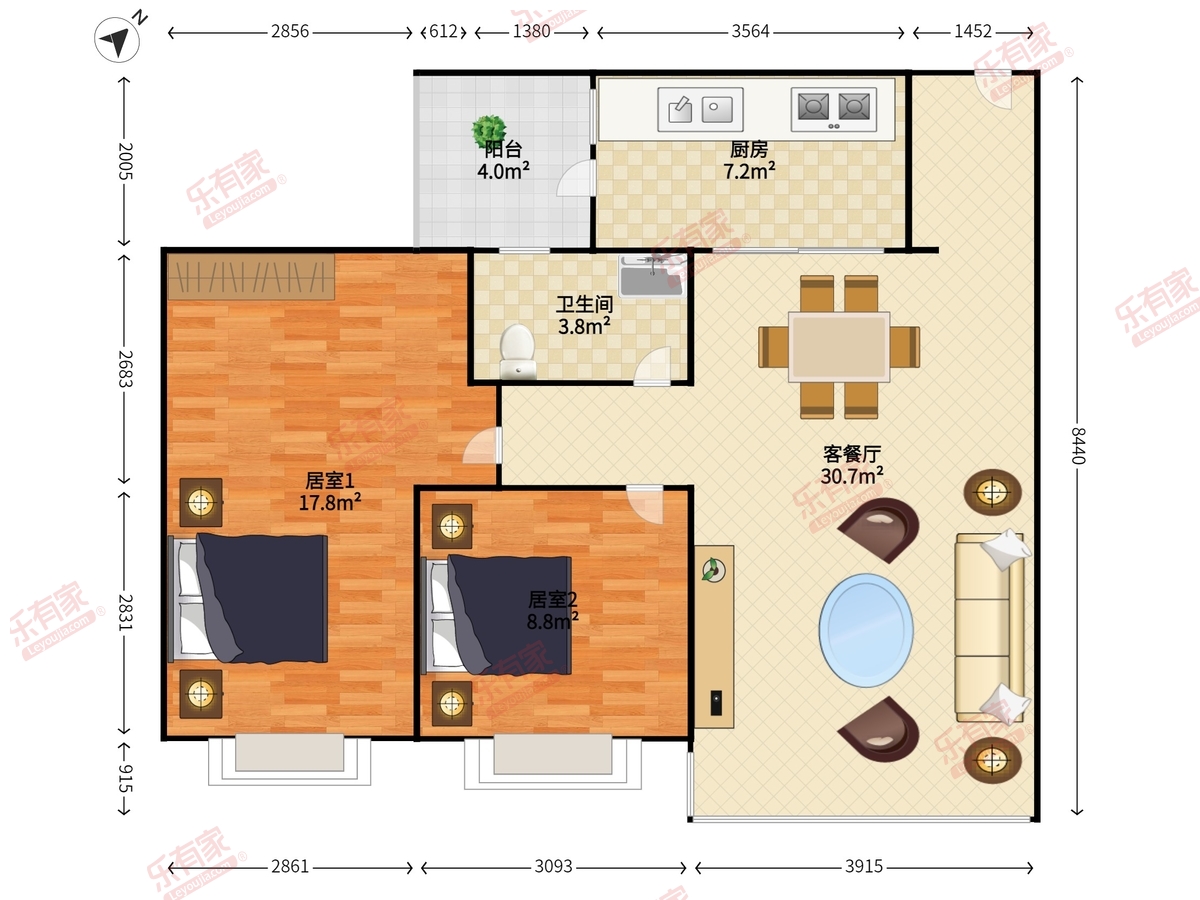 陶欣华阁户型图