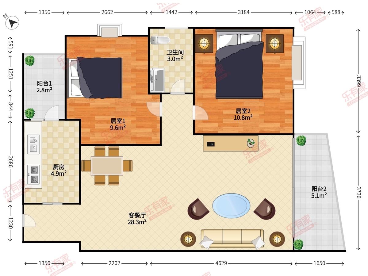 海湾明珠花园二期户型图