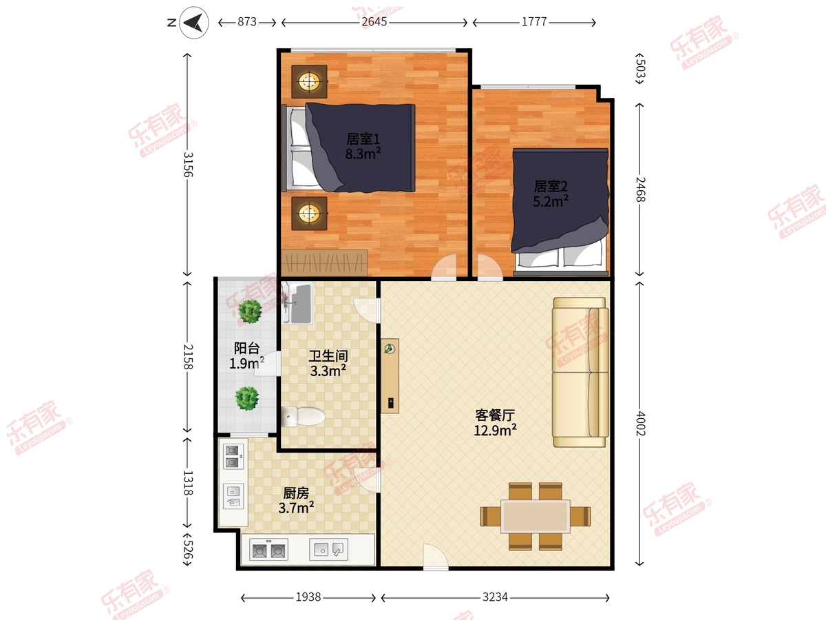 金地龙城中央二期户型图