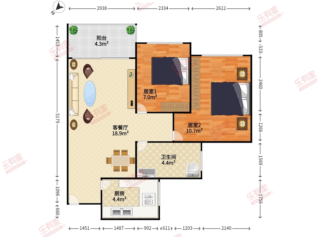 京基御景印象二期户型图
