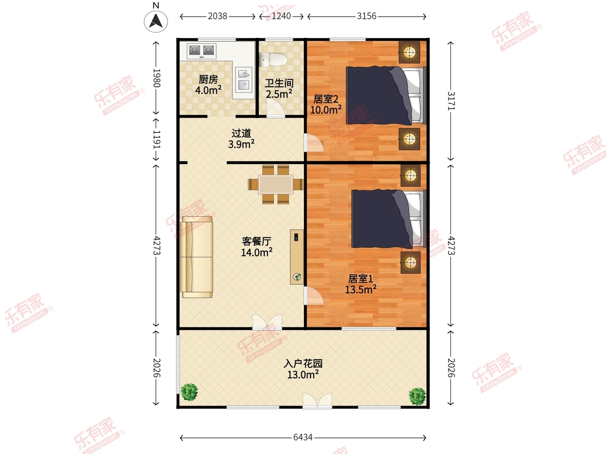 侨联社区新城区户型图