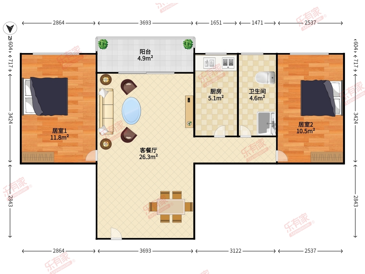 地质局住宅楼户型图