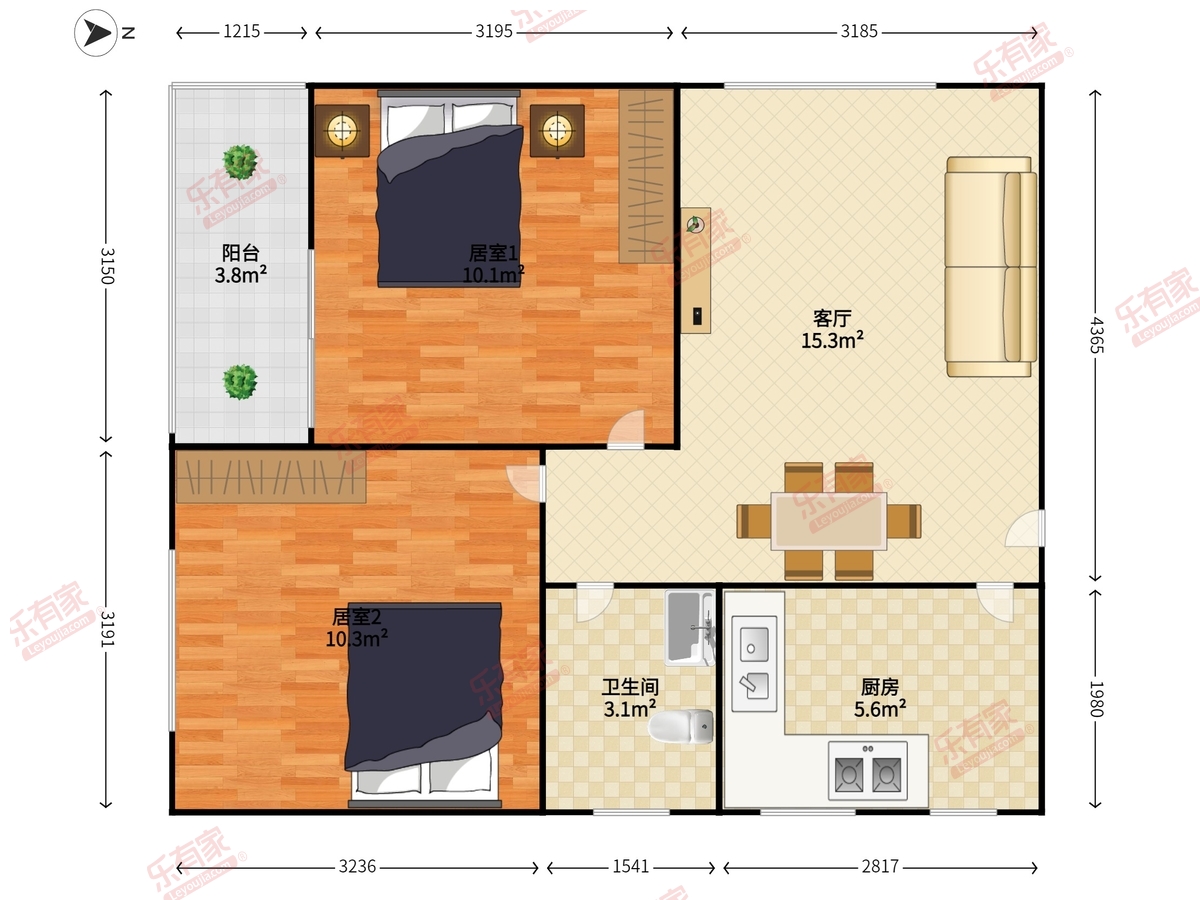 爱榕园住宅楼户型图