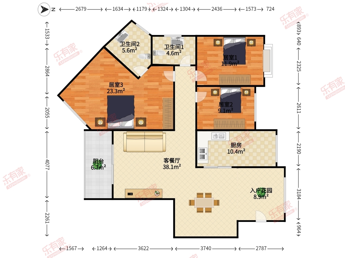 天乙海岸名都户型图