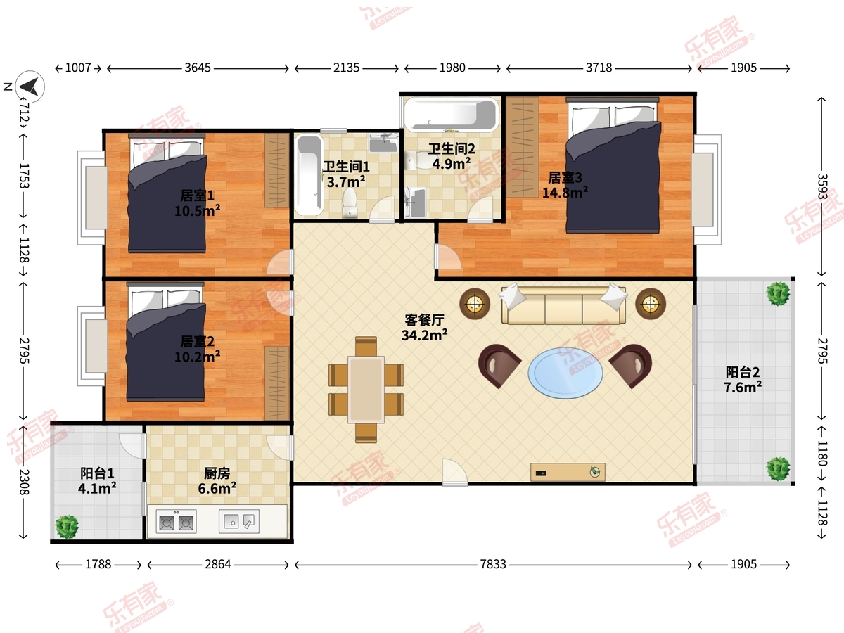 大信新家园二期户型图