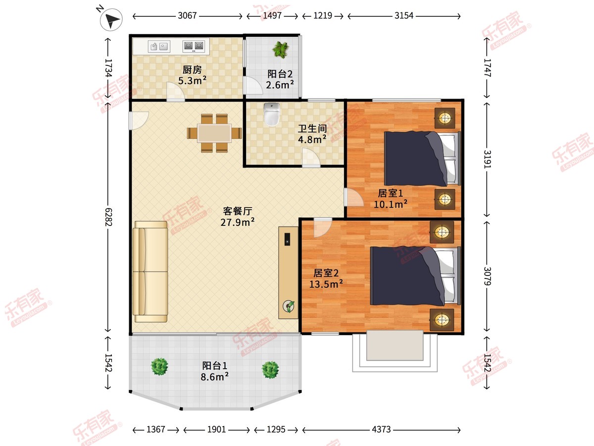 广州碧桂园福苑户型图