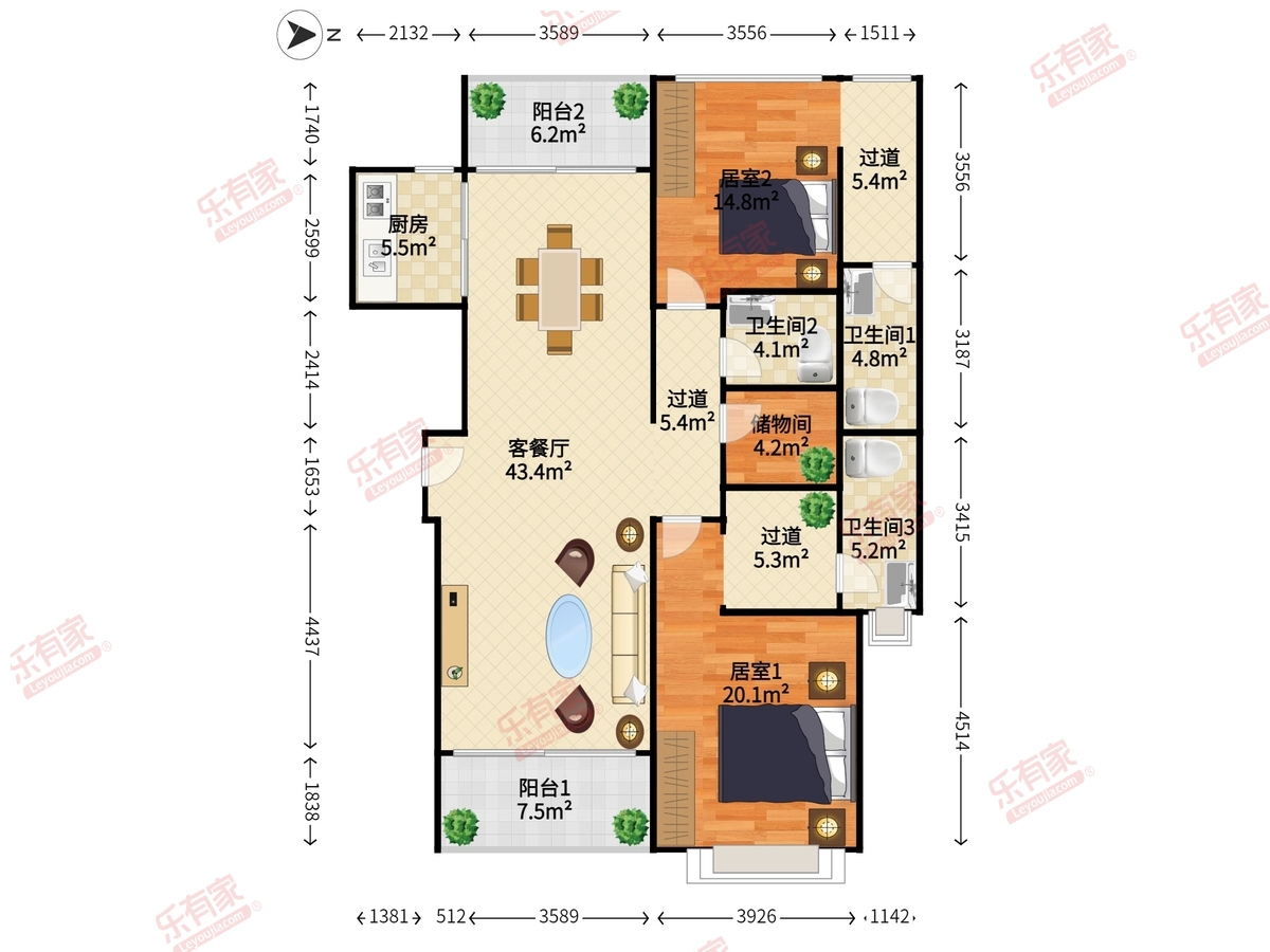雅居乐御龙山户型图