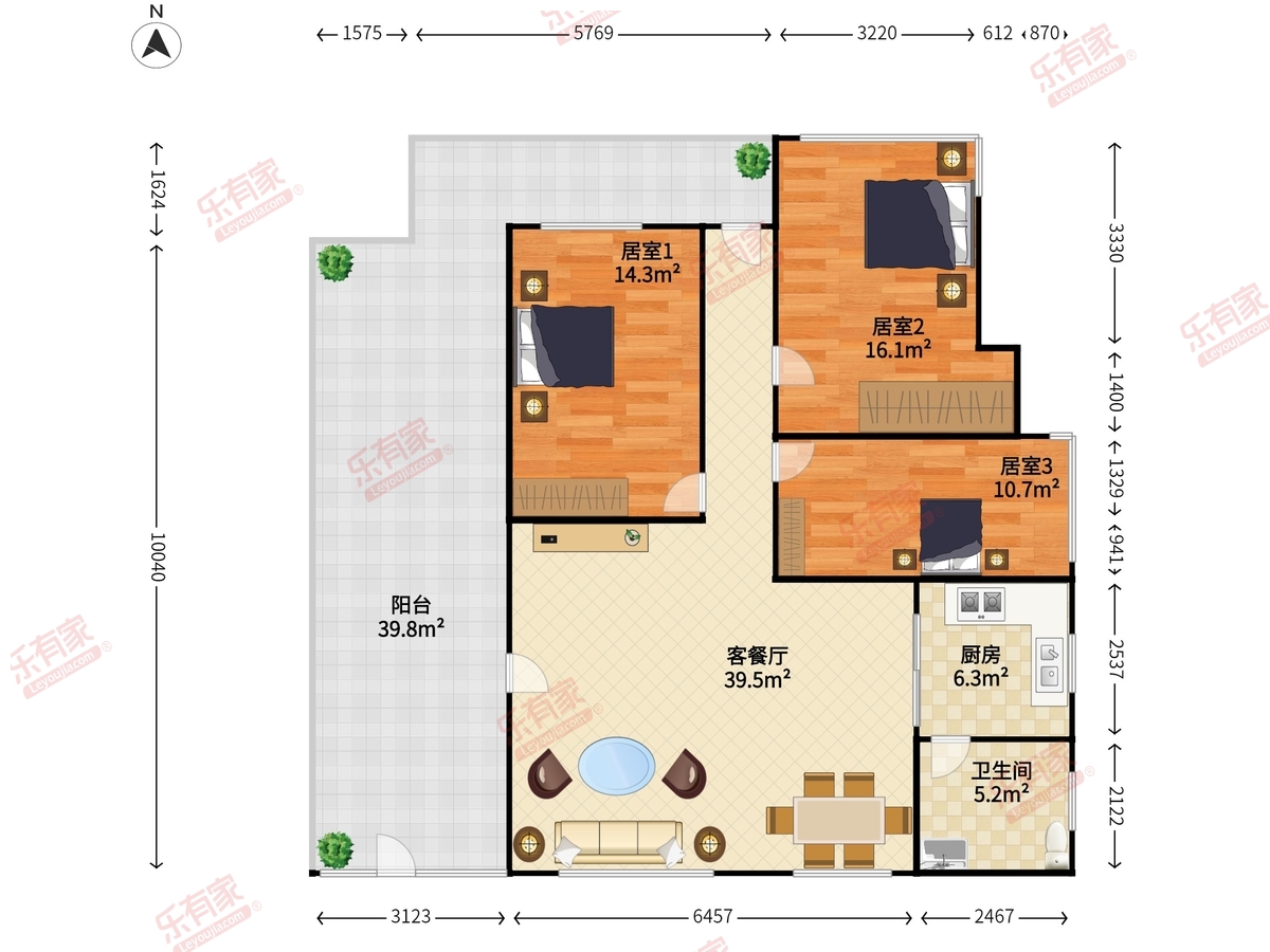 禺秀园户型图