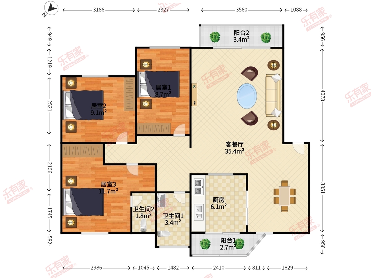建新村户型图