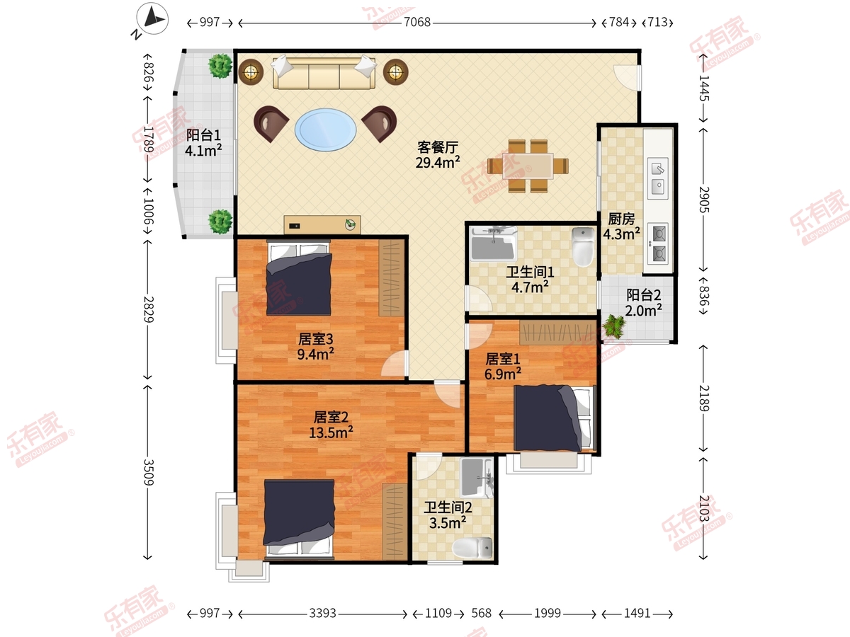 仙桐御景户型图