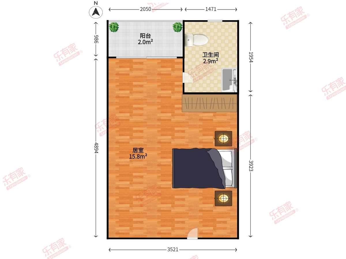 康星顿公寓户型图