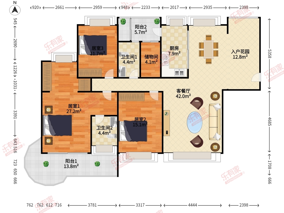 中信红树湾二期户型图