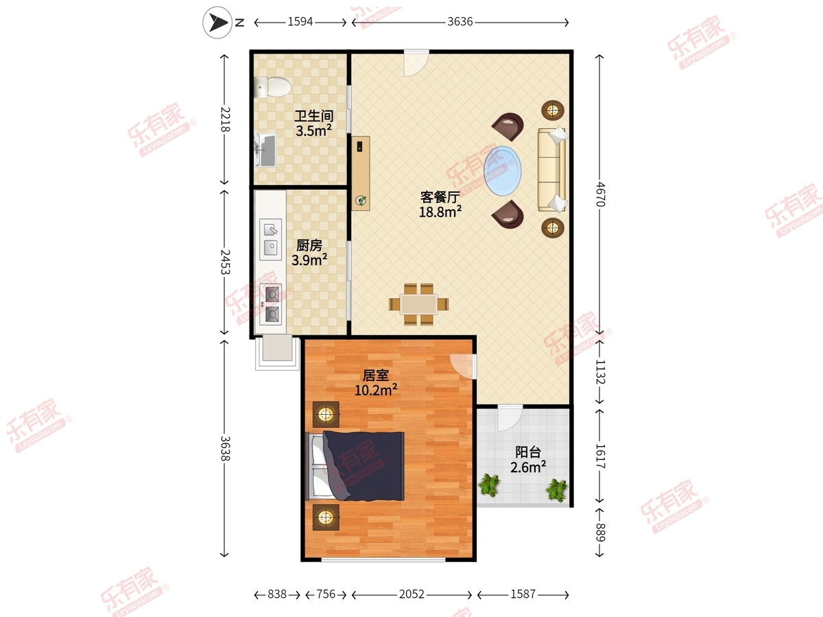 深业泰富广场户型图