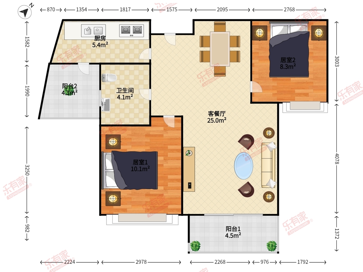 益田大运城邦四期户型图