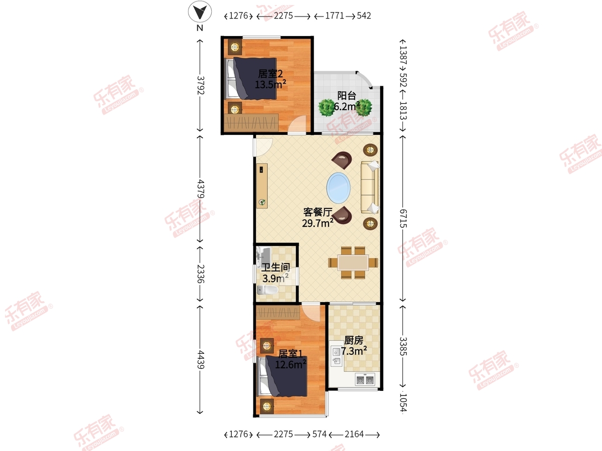 柏苑新村户型图