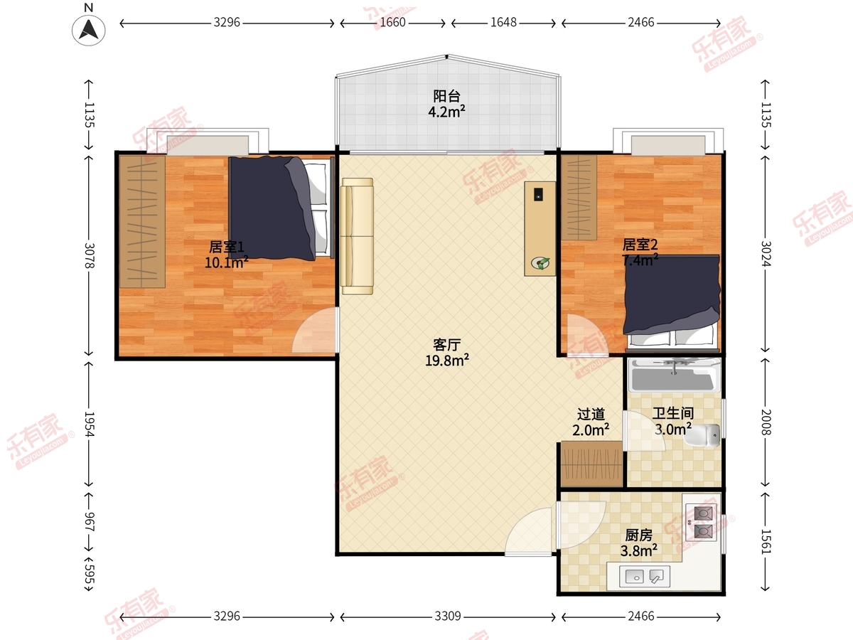 鸿园居户型图