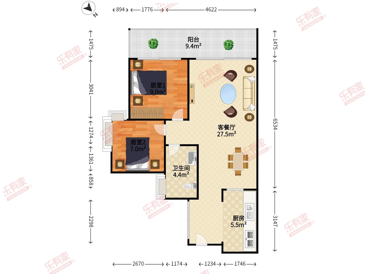 榭丽花园三期户型图