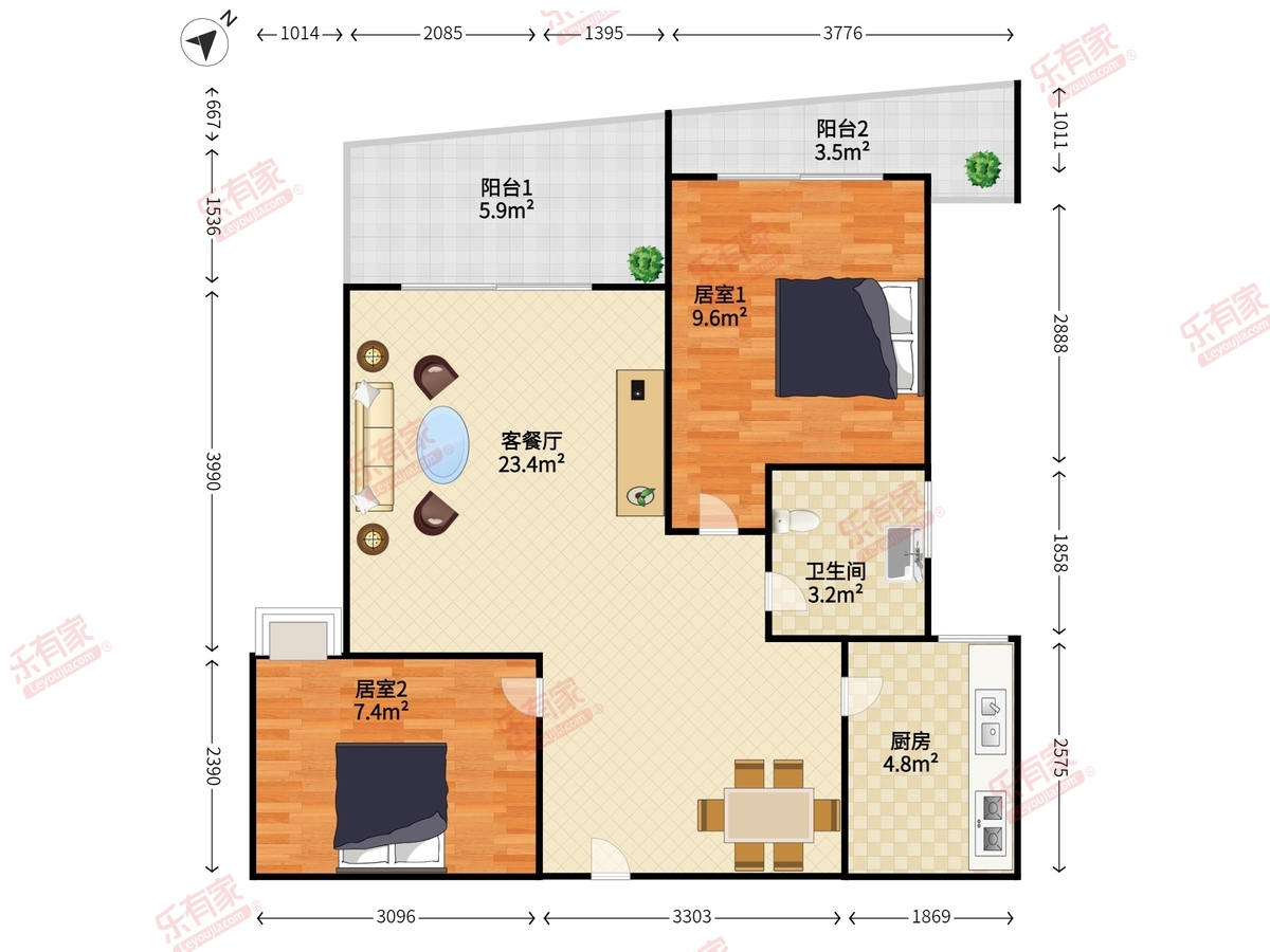 青春家园户型图