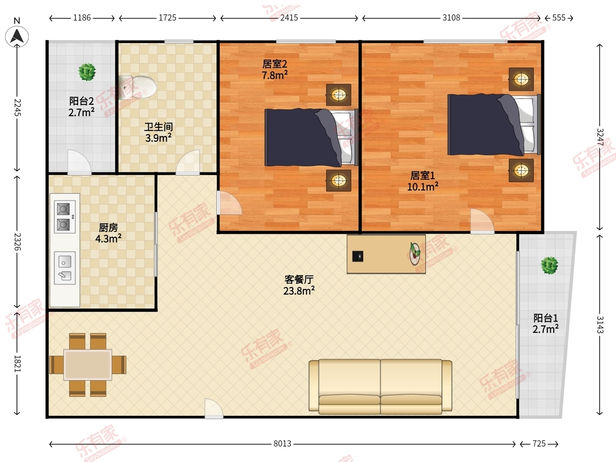 景雅居户型图
