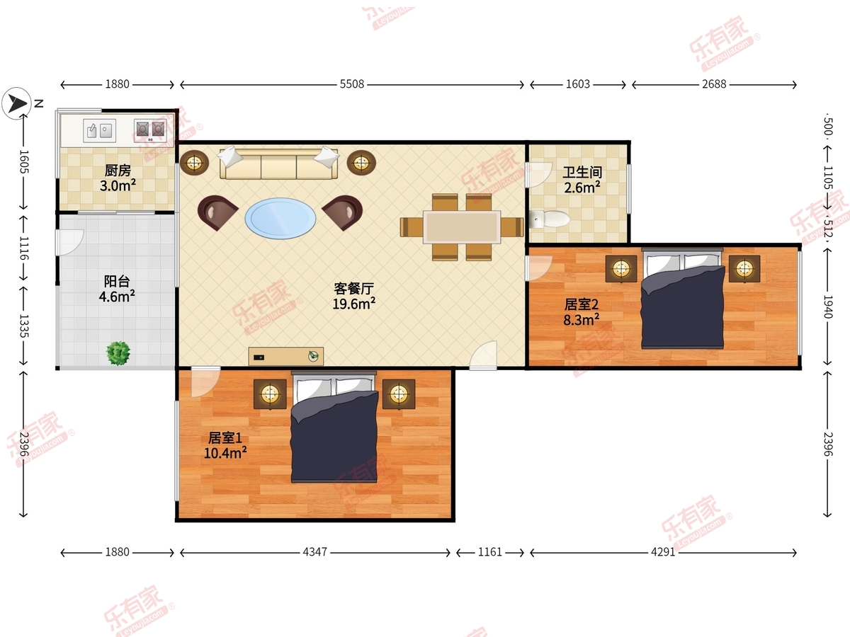 龙屋小区户型图