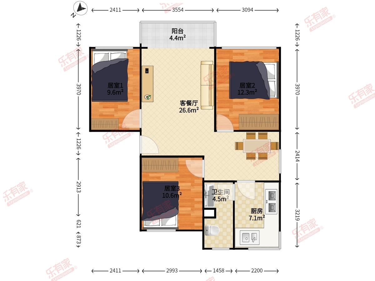 天井湖户型图