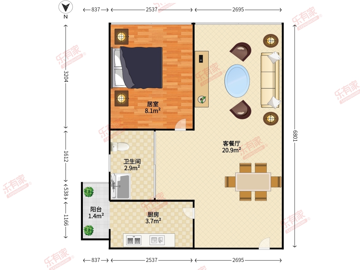 星座大厦户型图