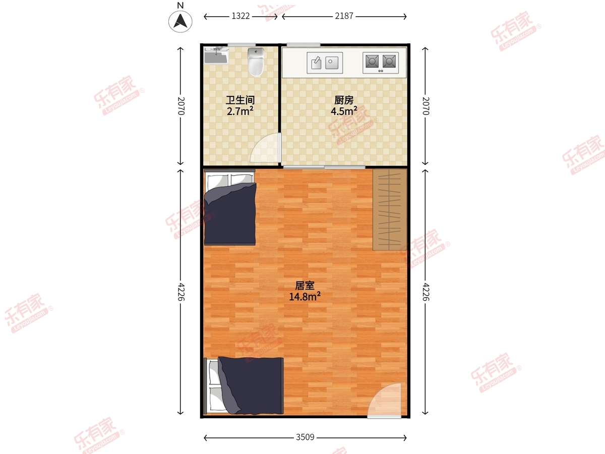 布心公寓(布心工业区）户型图