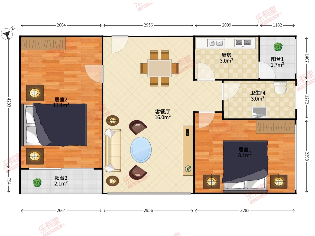花样年花郡家园户型图