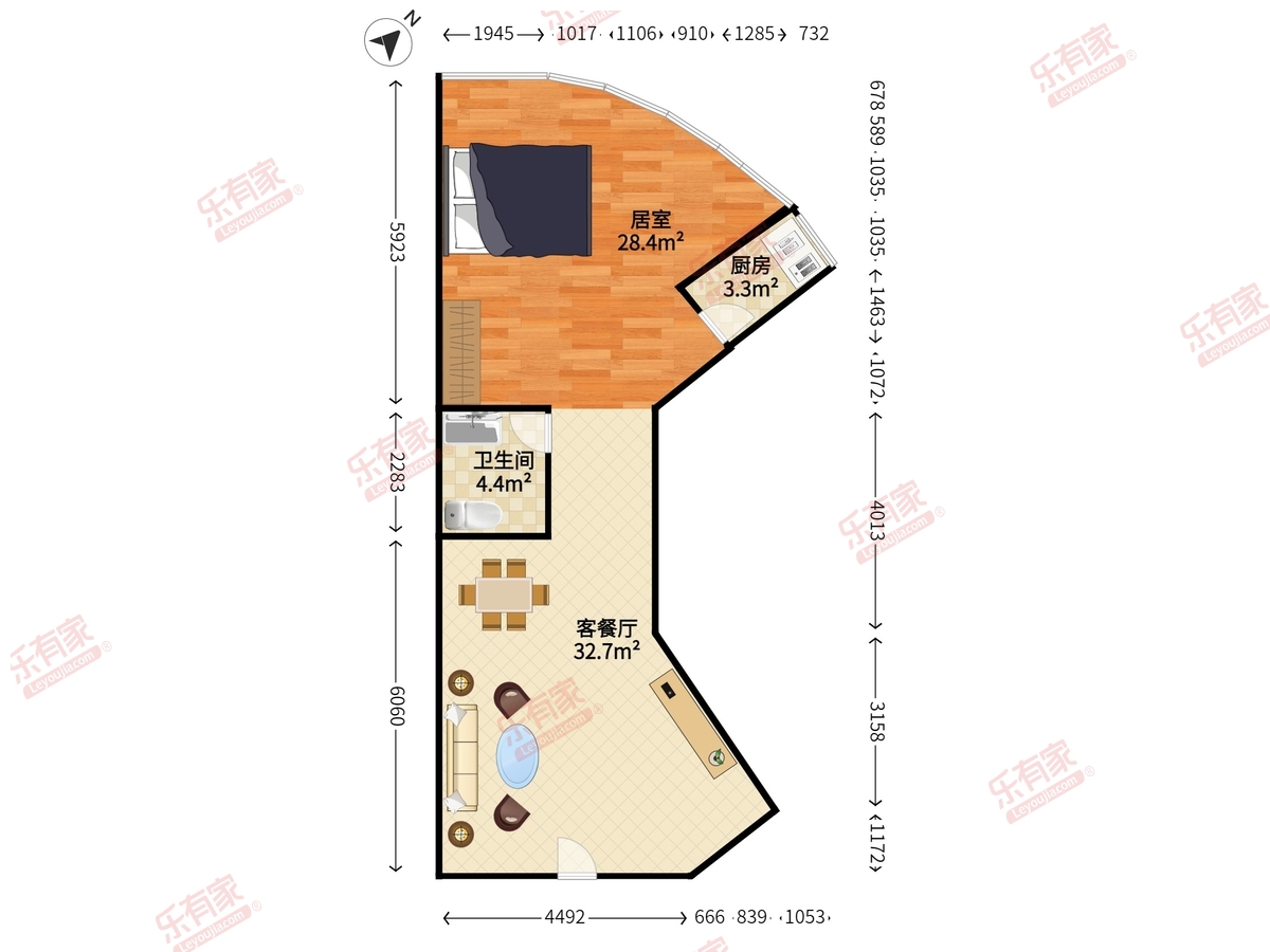 深华科技宿舍楼户型图