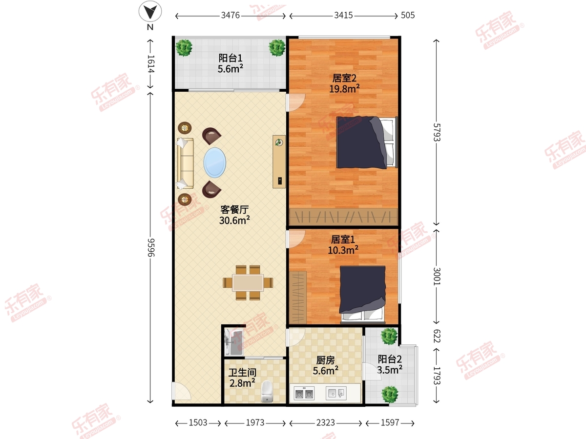 万科第五园四期户型图