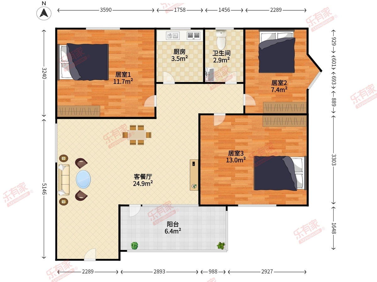 国际村户型图