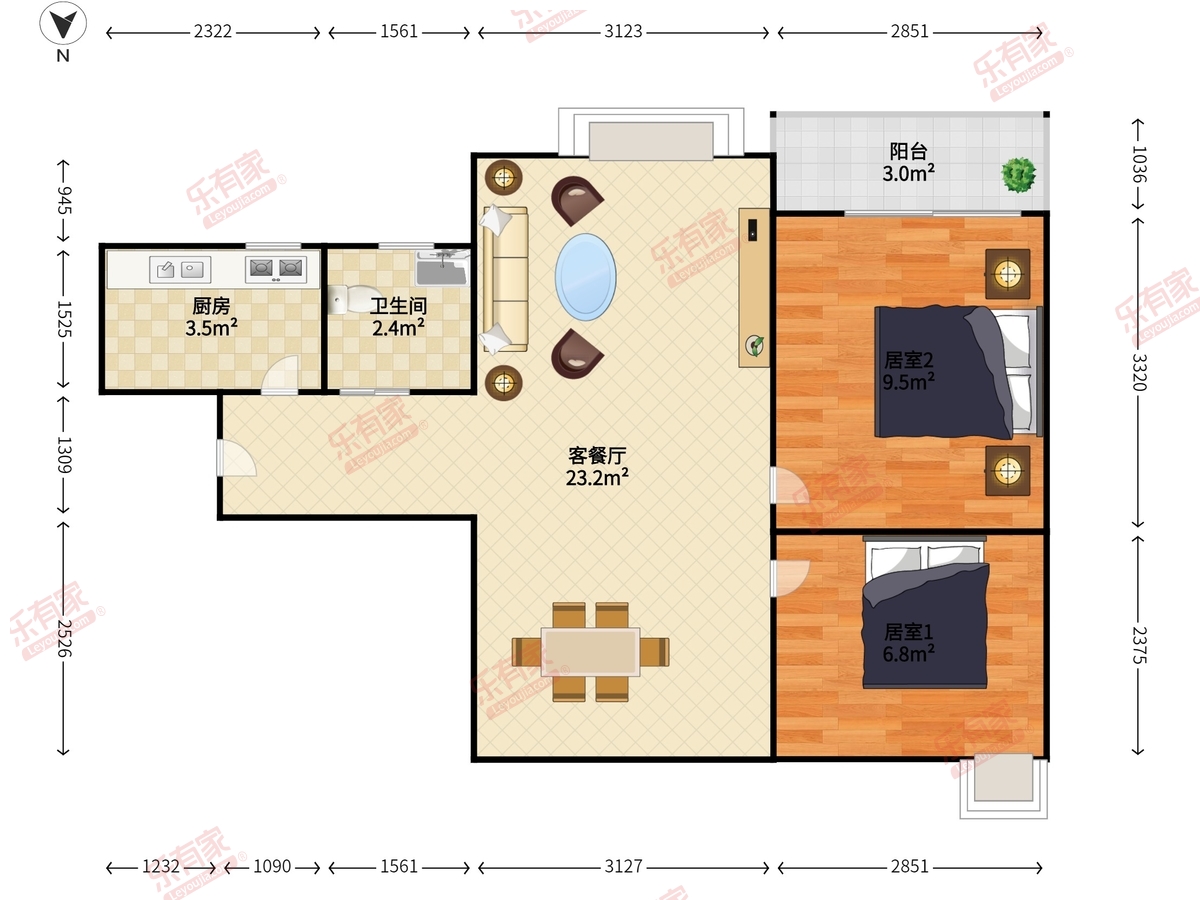 罗湖金岸户型图