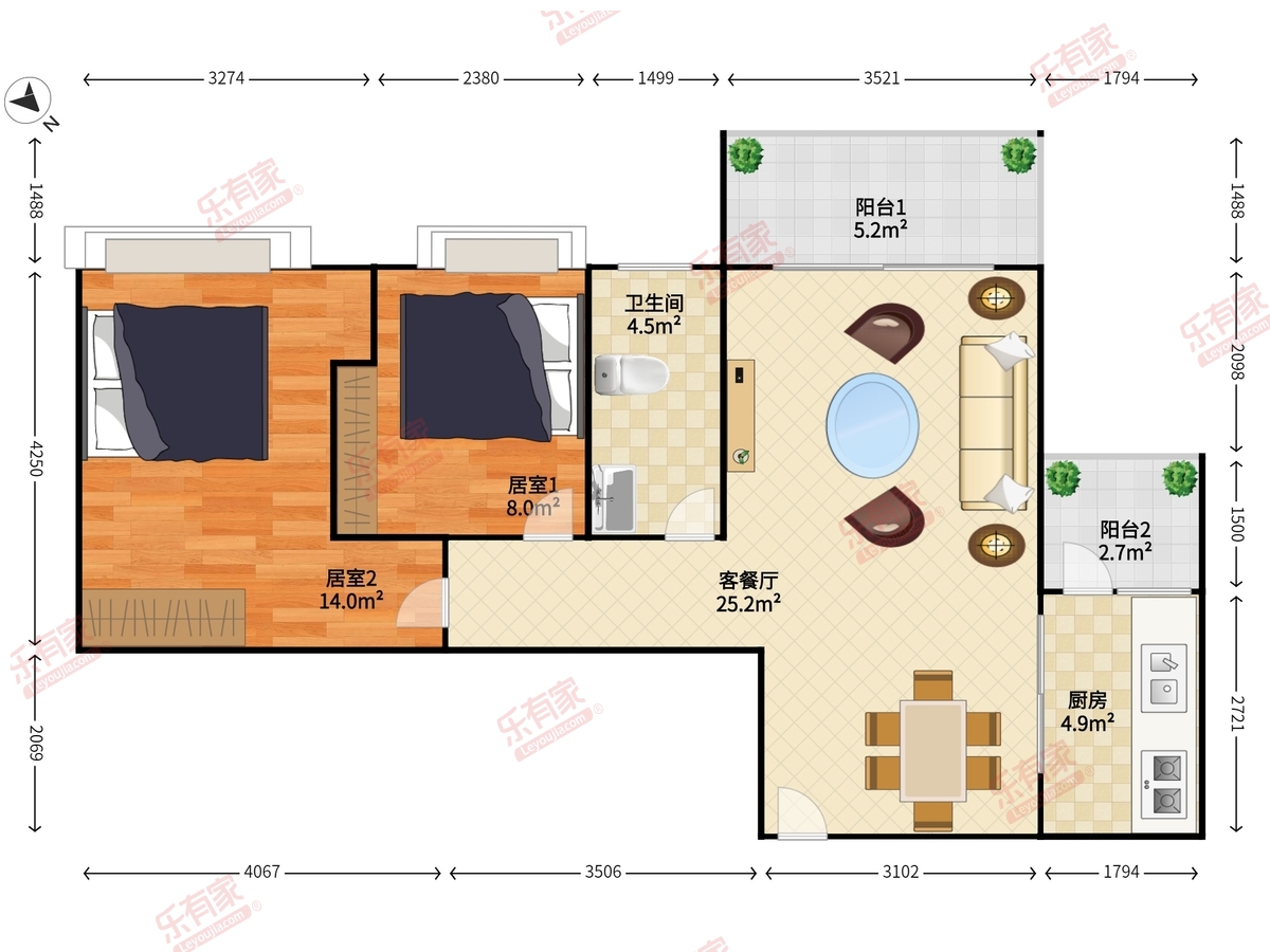 庄士8号三期滨江豪园户型图