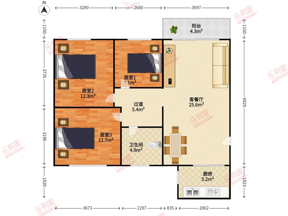 宝安新村户型图
