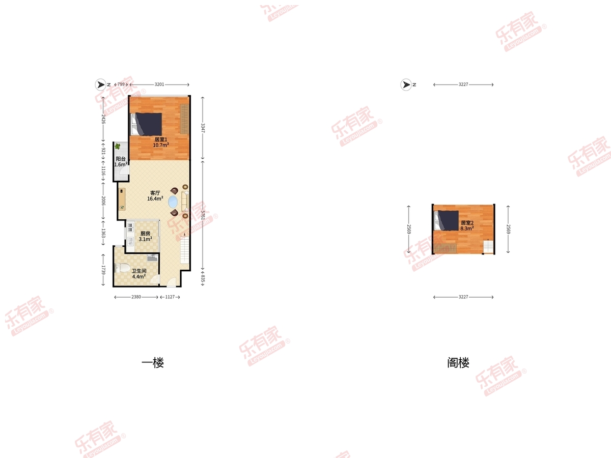城市3米6公寓户型图