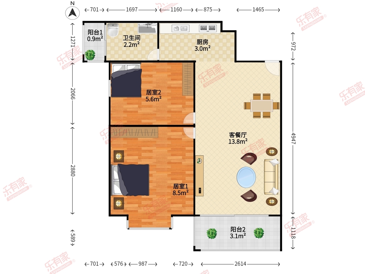 德洲城户型图