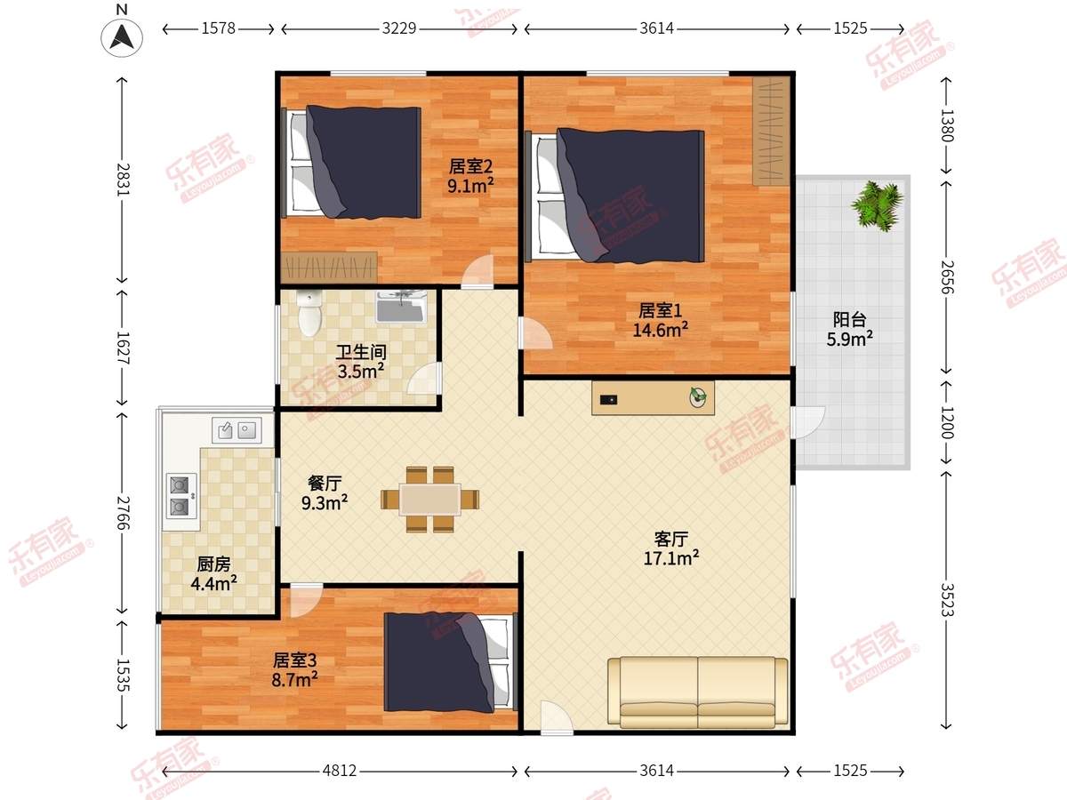 电子设计院住宅楼户型图
