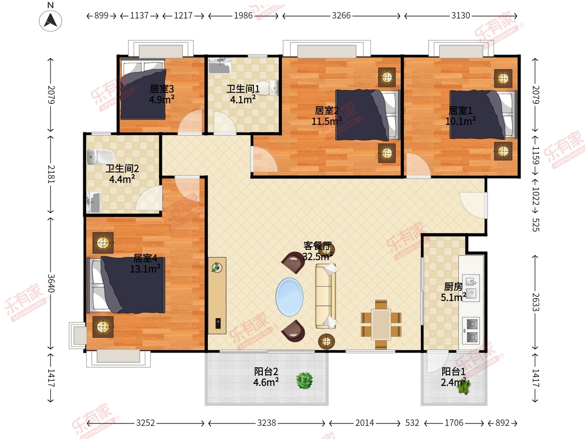 广州融创文旅城B1区户型图