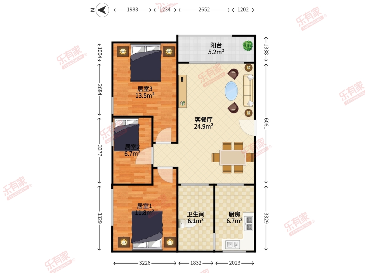 桃源居14区户型图