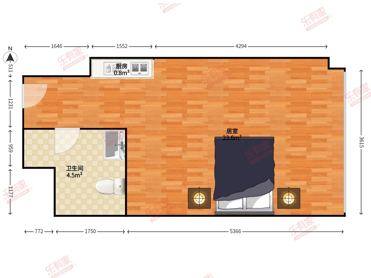 广州融创文旅城商务公寓户型图