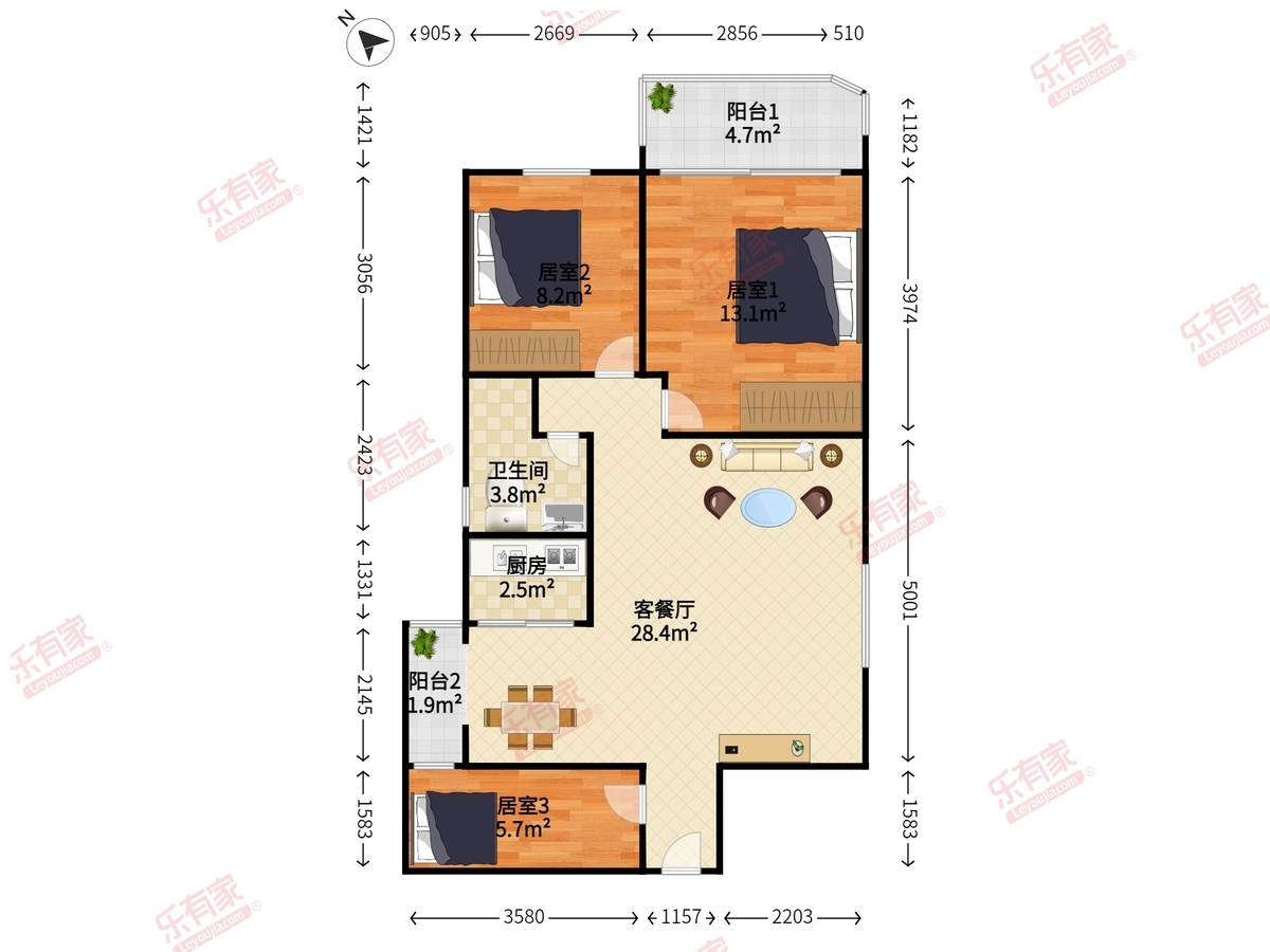 吉莲大厦户型图