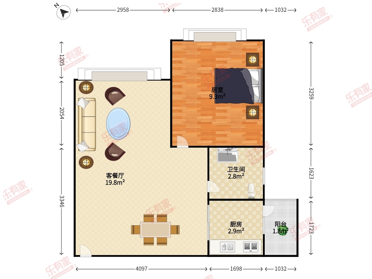 嘉南美地户型图