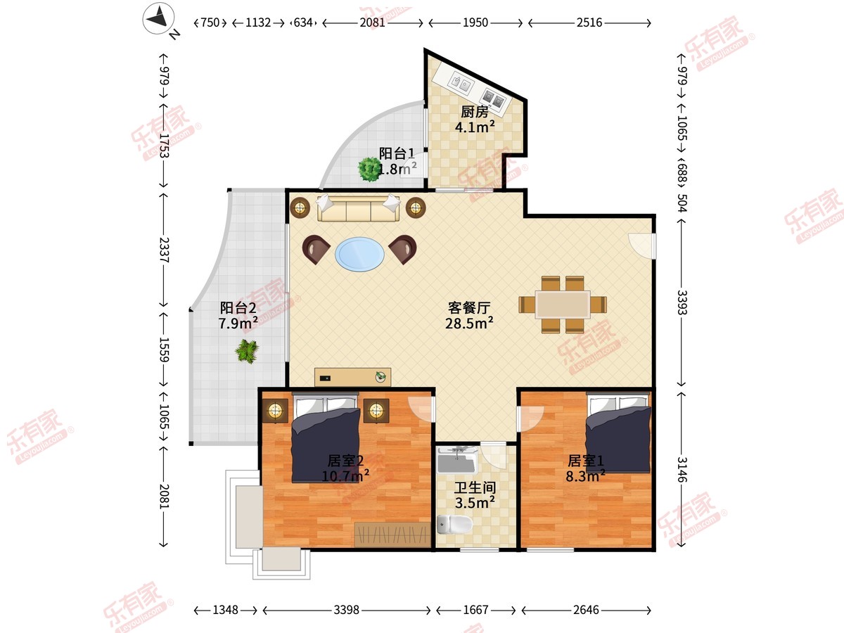 香山美树苑户型图