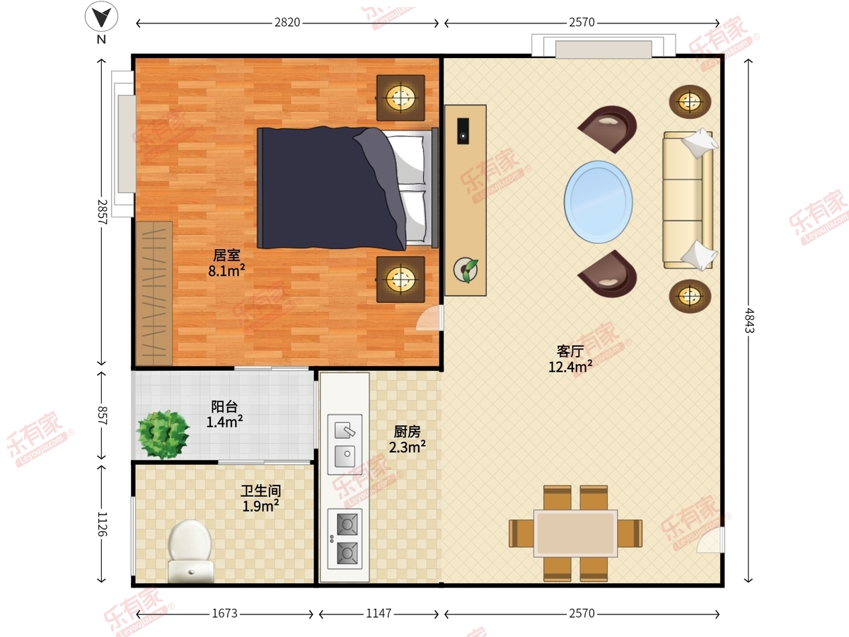 深城公寓户型图