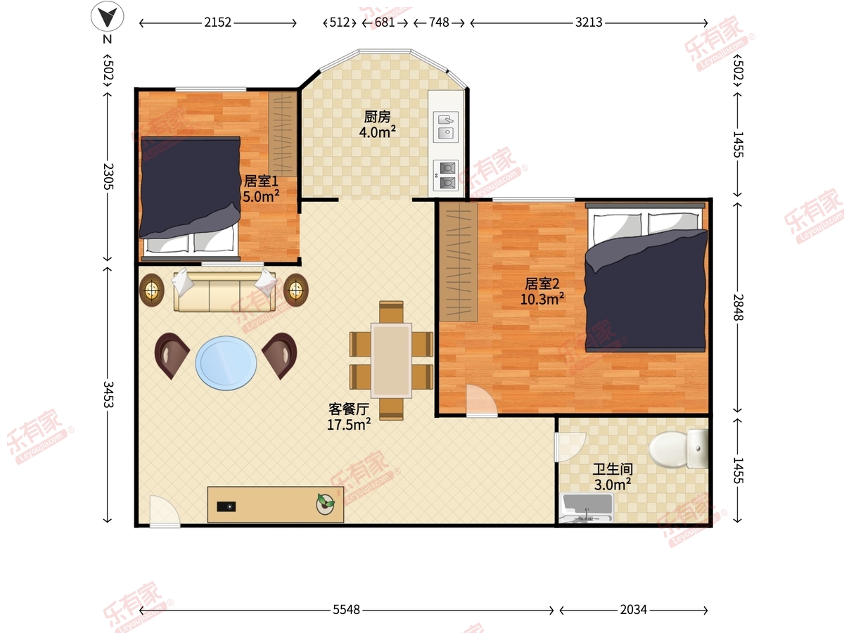 安居花园户型图
