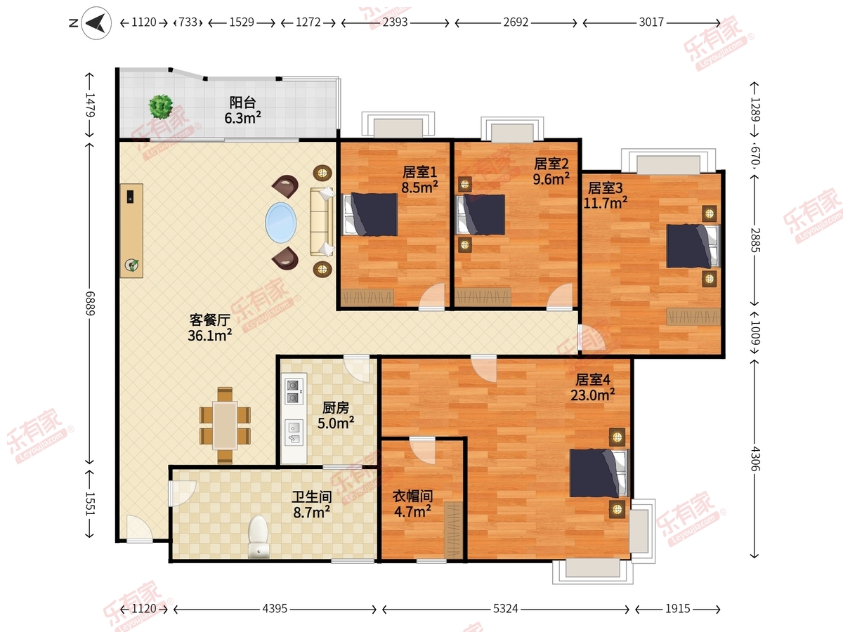 梅花新园户型图