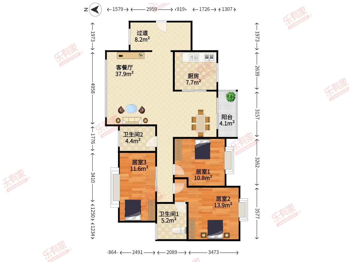 深业新岸线户型图