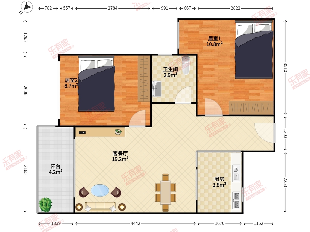 凯旋天玺名庭户型图